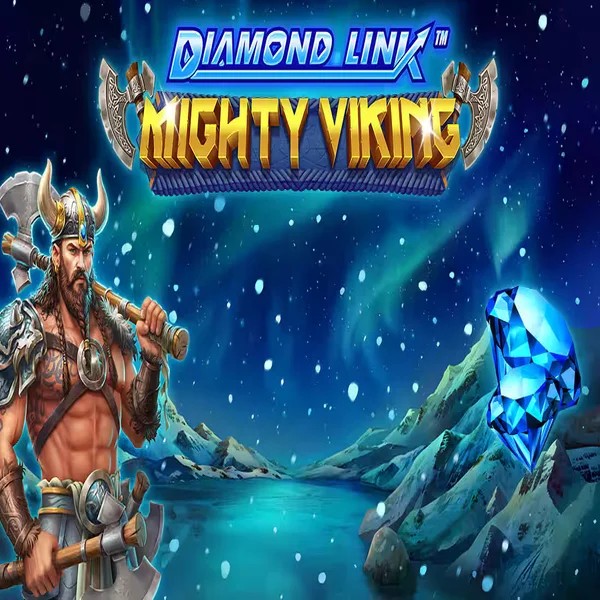 Diamond Link Mighty Viking casino game by Greentube – featured logo at Wild Robin Casino