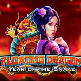 Floating Dragon Year of the Snake by Pragmatic Play, showcased at wildrobinscasino.nl – game logo