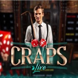 Live Craps logo by Evolution Wild Robin Casino