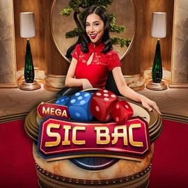 Mega Sic Bac logo by Pragmatic Play at Wild Robin Casino