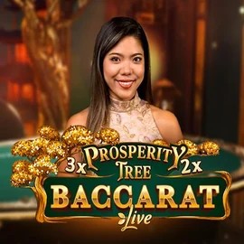Prosperity Tree Baccarat by Evolution, showcased at wildrobinscasino.nl – game logo