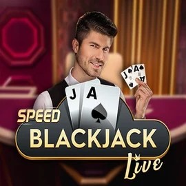 Speed Blackjack slot logo by Pragmatic Play at Wild Robin Casino